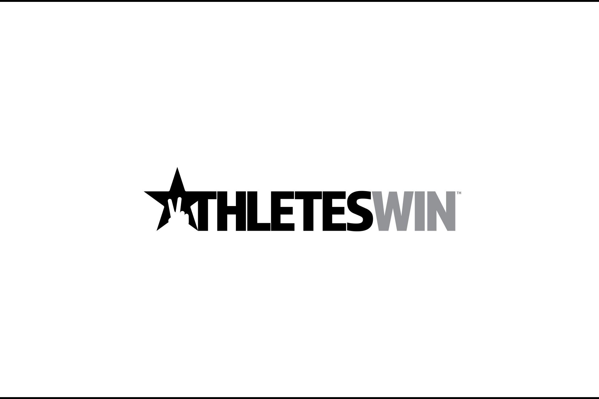 Athletes Win Logo Panel white